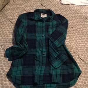Size small plaid top